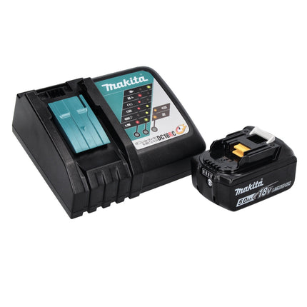 Makita DEADML 815 RT1 akumulatorowa lampa ręczna LED 14,4 - 18 V 160 lm + 1x akumulator 5,0 Ah + ładowarka