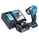 Makita DEADML 815 RG1 LED cordless hand lamp 14.4 - 18 V 160 lm + 1x rechargeable battery 6.0 Ah + charger