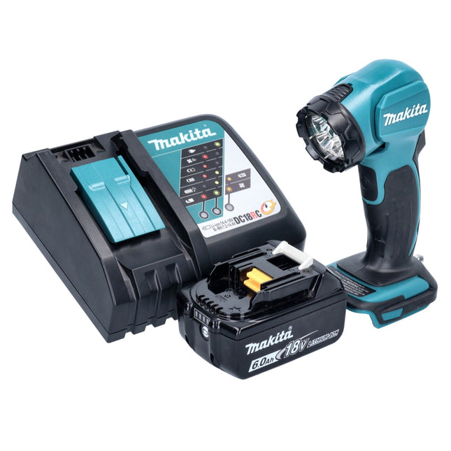 Makita DEADML815F1 Lampe LED sans fil 160lm 14,4 - 18V + 1x Batterie 6,0Ah + Chargeur