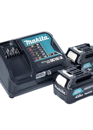 Makita HP 332 DSME Akku Schlagbohrschrauber 12 V 35 Nm Brushless + 2x Akku 4,0 Ah + Ladegerät + Koffer - Toolbrothers