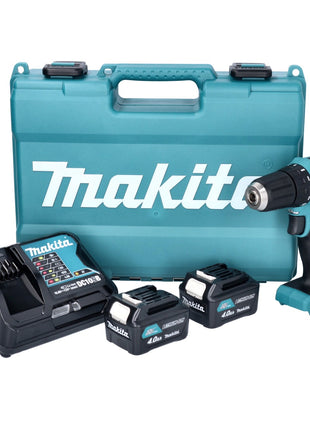 Makita DF 332 DSME perceuse/visseuse sans fil 12 V 35 Nm sans balais + 2x batterie 4,0 Ah + chargeur + Coffret