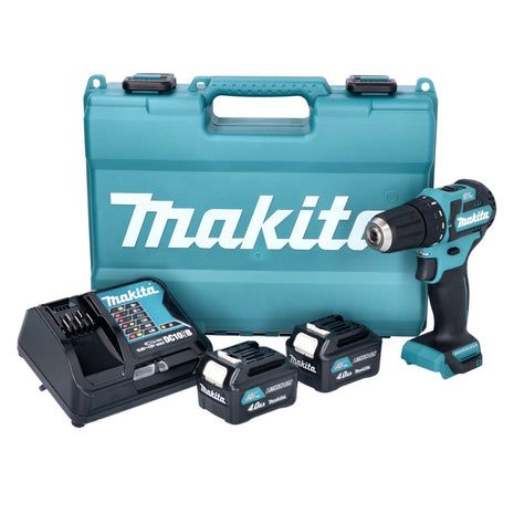 Makita DF 332 DSME perceuse/visseuse sans fil 12 V 35 Nm sans balais + 2x batterie 4,0 Ah + chargeur + Coffret