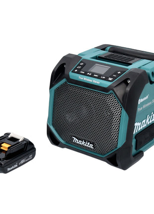 Makita DMR 203 A1 Głośnik Bluetooth 12 V 18 V IP64 + 1x akumulator 2,0 Ah - bez ładowarki