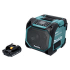 Makita DMR 203 A1 Głośnik Bluetooth 12 V 18 V IP64 + 1x akumulator 2,0 Ah - bez ładowarki