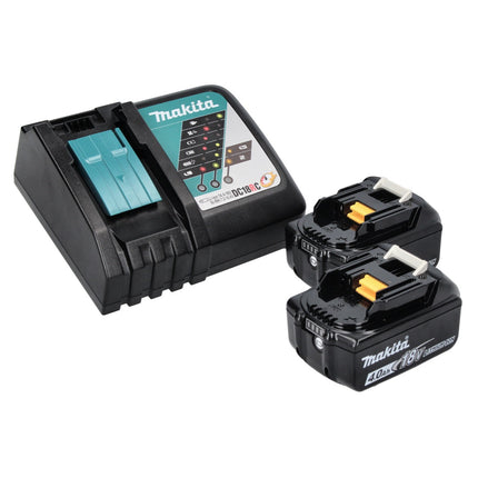 Makita DMR 203 RM Altoparlante Bluetooth 12 V 18 V IP64 + 2x batteria ricaricabile 4,0 Ah + caricabatterie