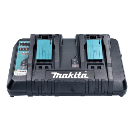Makita Power Source Kit 18 V with 2x BL 1820 B 2.0 Ah battery ( 2x 197254-9 ) + DC 18 RD double quick charger ( 196933-6 )