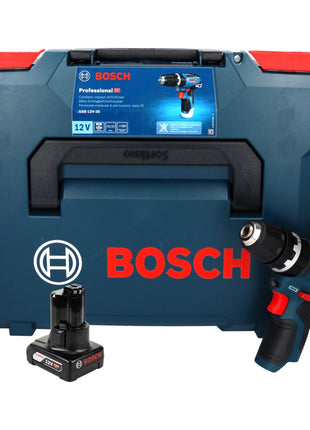 Bosch GSB 12V-35 Professional Akku Schlagbohrschrauber 12 V 35 Nm Brushless + 1x Akku 6,0 Ah + L-Boxx - ohne Ladegerät - Toolbrothers