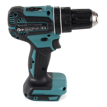 Taladro percutor inalámbrico Makita DHP 485 Z 18 V 50 Nm sin escobillas + juego de puntas 31 piezas (D-30667)