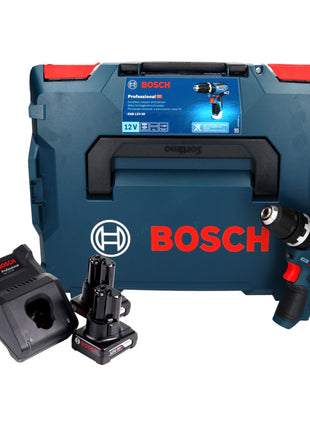 Bosch GSB 12V-35 Professional Akku Schlagbohrschrauber 12 V 35 Nm Brushless + 2x Akku 6,0 Ah + Ladegerät + L-Boxx - Toolbrothers