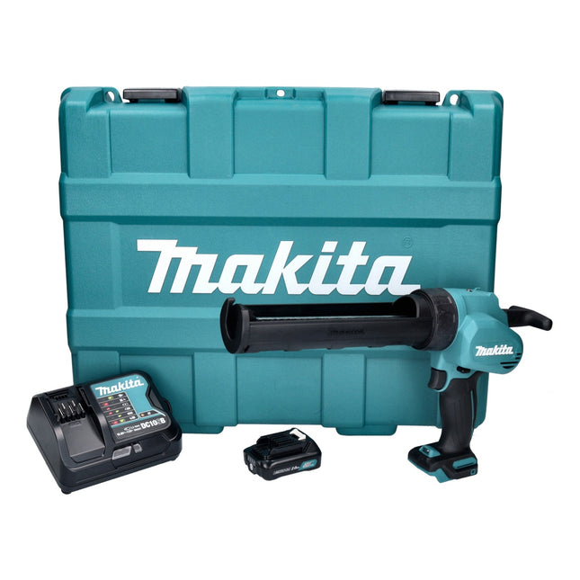 Pistola de cartuchos a batería Makita CG 100 DSAA 12 V máx. 310 ml + 1x batería 2,0 Ah + cargador + estuche