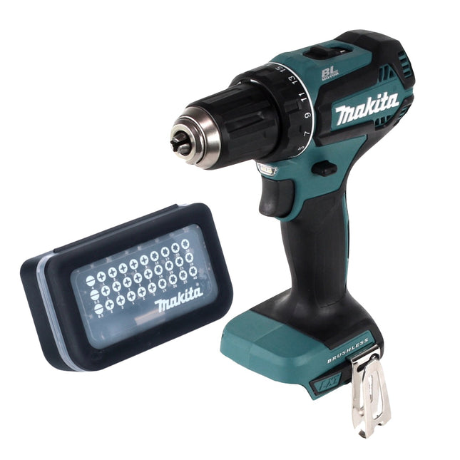 Makita DDF 485 Z Akku Bohrschrauber 18 V 50 Nm Brushless + Bit Set 31 tlg ( D-30667 ) - Toolbrothers