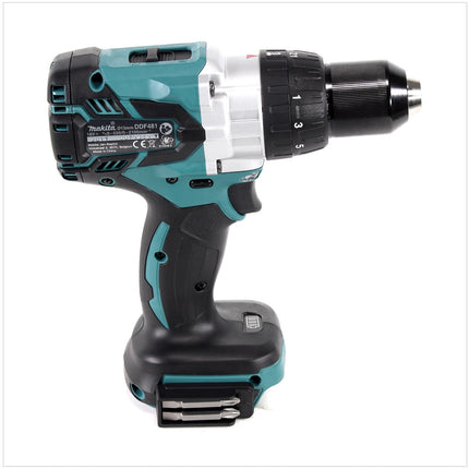 Taladro inalámbrico Makita DDF 481 Z 18 V 115 Nm sin escobillas + juego de puntas 31 piezas (D-30667)