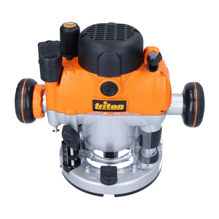Fresadora Triton MOF001 1400 vatios carrera 59 mm + tope + set cortador 6 piezas