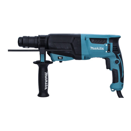 Makita HR 2630  Rotary Hammer TJ 800W 2.4J SDS Plus + Keyless chuck + 13 pcs. Drill and Chisel Set + Case Makpac