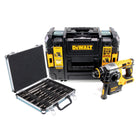 Martillo combinado a batería DeWalt DCH 273 NT 18 V 2,1 J SDS plus sin escobillas + juego de taladro y cincel de 13 piezas + TSTAK - sin batería, sin cargador