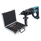 Makita DHR 202 Z Cordless Rotary Hammer 2.0J 18V SDS Plus + Drill and Chisel Set 13 pcs. - without battery, without charger