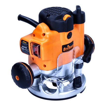 Fresadora Triton JOF001 1010 vatios carrera 59 mm + tope + set cortador 6 piezas