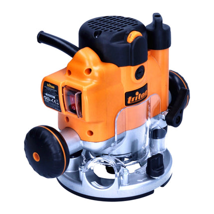 Fresadora Triton JOF001 1010 vatios carrera 59 mm + tope + set cortador 30 piezas