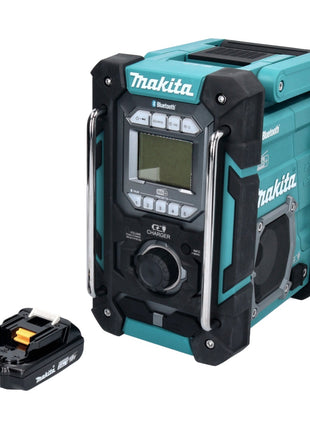 Makita DMR 301 A1 radio de obra con batería 12 V máx. - 18 V DAB / DAB+ / Bluetooth + 1x batería 2,0 Ah - sin cargador