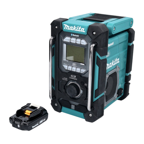 Makita DMR 301 A1 akumulatorowe radio budowlane 12 V maks. - 18 V DAB / DAB+ / Bluetooth + 1x akumulator 2,0 Ah - bez ładowarki