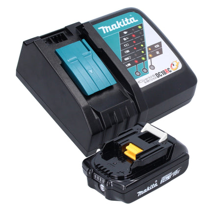 Makita DMR 301 RA1 cordless construction site radio 12 V max. - 18 V DAB / DAB+ / Bluetooth + 1x rechargeable battery 2.0 Ah + charger