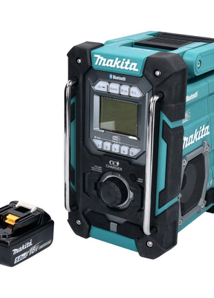 Makita DMR 301 T1 akumulatorowe radio budowlane 12 V maks. - 18 V DAB / DAB+ / Bluetooth + 1x akumulator 5,0 Ah - bez ładowarki