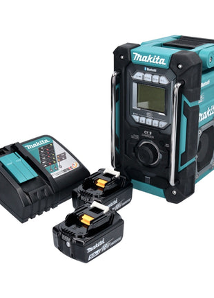 Makita DMR 301 RT akumulatorowe radio budowlane 12 V maks. - 18 V DAB / DAB+ / Bluetooth + 2x akumulator 5,0 Ah + ładowarka