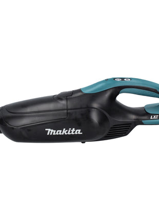 Aspirador inalámbrico Makita DCL 182 ZB 18 V negro + accesorio separador ciclónico + boquilla para suelos de alfombras - sin batería, sin cargador