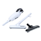 Makita DCL181FZW Cordless Vacuum Cleaner 18V white + Carpet Floor Nozzle - without battery, without charger