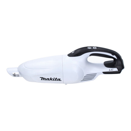 Makita DCL181FZW Aspirateur sans fil 18V blanc + Collecteur Cyclone noir sans mécanisme + Embout pour tapis - sans batterie, sans chargeur