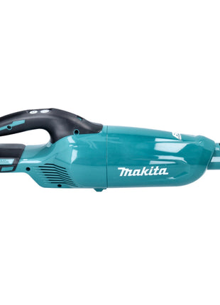 Aspirador inalámbrico Makita DCL 281 FZ 18 V sin escobillas + boquilla para suelos de alfombras - sin batería, sin cargador