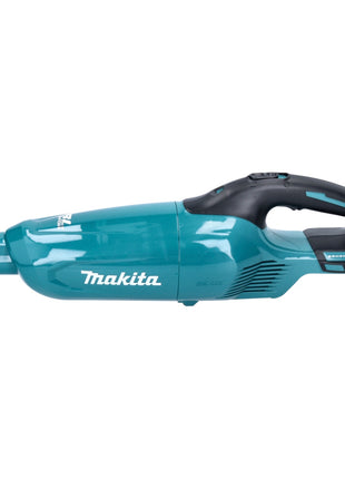 Aspirador inalámbrico Makita DCL 280 FZ 18 V sin escobillas + boquilla para suelos de alfombras - sin batería, sin cargador