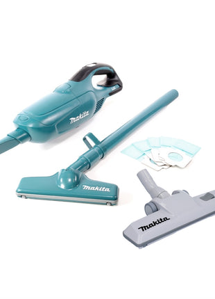 Aspirador inalámbrico Makita DCL 182 Z 18 V + boquilla para suelos conmutable - sin batería, sin cargador