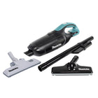 Aspirador inalámbrico Makita DCL 182 ZB 18 V negro + boquilla para piso - sin batería, sin cargador