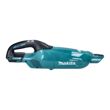 Aspirador inalámbrico Makita DCL 281 FZ 18 V sin escobillas + tubo telescópico (140G19-0) - sin batería, sin cargador