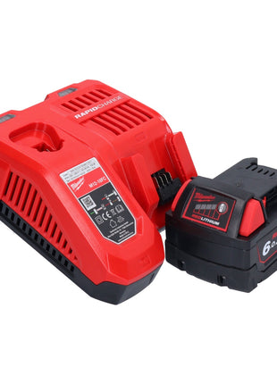 Meuleuse d'angle sur batterie Milwaukee M18 FSAGV115XPDB-601 18 V 115 mm sans balais + 1x batterie 6,0 Ah + chargeur