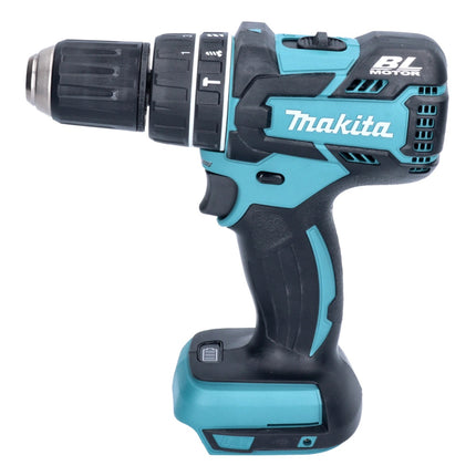Taladro percutor inalámbrico Makita DHP 480 SAX5 18 V 54 Nm + 1x batería 2,0 Ah + cargador + set de accesorios 101 piezas + estuche