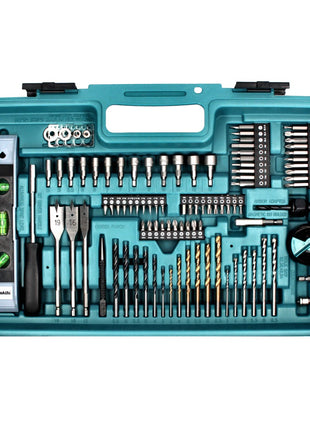 Makita DHP 480 SAX5 perceuse à percussion sans fil 18 V 54 Nm + 1x batterie 2,0 Ah + chargeur + jeu d'accessoires 101 pièces + mallette