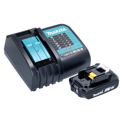 Taladro percutor inalámbrico Makita DHP 456 SAX5 18 V 50 Nm + 1x batería 2,0 Ah + cargador + set de accesorios 101 piezas + estuche