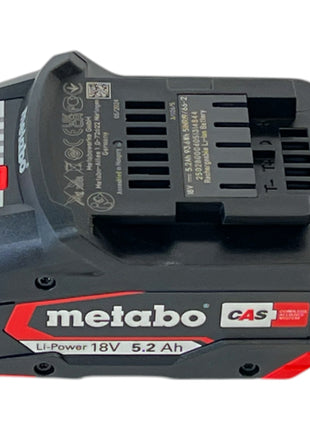 Batería Metabo Li-Power 18 V 5,2 Ah CAS Li-Ion (625028000) con indicador de nivel de carga - sucesora de 625592000