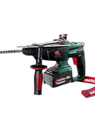 Metabo KHA 18 LTX Akku Kombihammer 18 V 2,2 J SDS Plus ( 600210650 ) + 2x Akku 5,2 Ah + Ladegerät + metaBOX