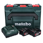 Metabo basic set 2x Li-Power battery pack 18 V 4.0 Ah CAS Li-Ion battery + ASC 55 charger + metaBOX ( 685064000 )