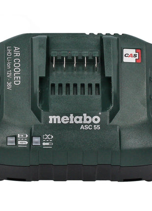 Metabo Basis Set 3x LiHD Akkupack 18 V 4,0 Ah Li-Ion Akku CAS System ( 685133000 ) + ASC 55 Ladegerät AIR COOLED + metaBOX - Toolbrothers