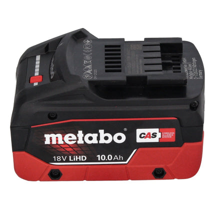 Metabo set básico 2x batería Li-Power 18 V 10,0 Ah CAS Li-Ion (685142590) + cargador ASC 145 + metaBOX