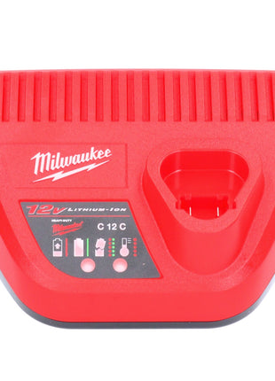 Kit de inicio de batería Milwaukee M12 NRG-302 2 baterías de iones de litio de 12 V 3,0 Ah / 3000 mAh (4933451902) + cargador M12-C12C