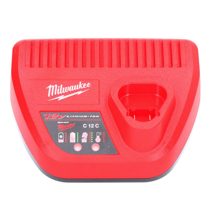 Milwaukee M12 NRG-303 set de inicio de batería 3x 12 V 3,0 Ah / 3000 mAh Li-Ion (4933459207) + cargador M12-C12C