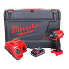 Milwaukee M18 FIW2F12-301X Clé à choc sans fil 18 V 339 Nm 1/2'' Brushless + 1x batterie 3,0 Ah + chargeur + HD Box