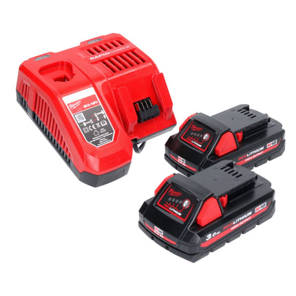 Milwaukee M18 FIW2F12-302X Avvitatore a impulsi a batteria 18 V 339 Nm 1/2" brushless + 2x batteria ricaricabile 3,0 Ah + caricabatterie + scatola HD