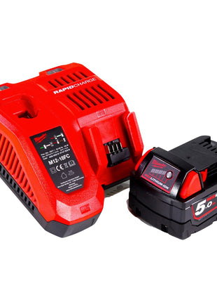 Milwaukee M18 FIW2F12-501X Clé à choc sans fil 18 V 339 Nm 1/2'' Brushless + 1x batterie 5,0 Ah + chargeur + HD Box