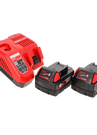 Clé à chocs sans fil Milwaukee M18 FIW2F12-602X 18 V 339 Nm 1/2" brushless + 2x batterie 6,0 Ah + chargeur + boîtier HD